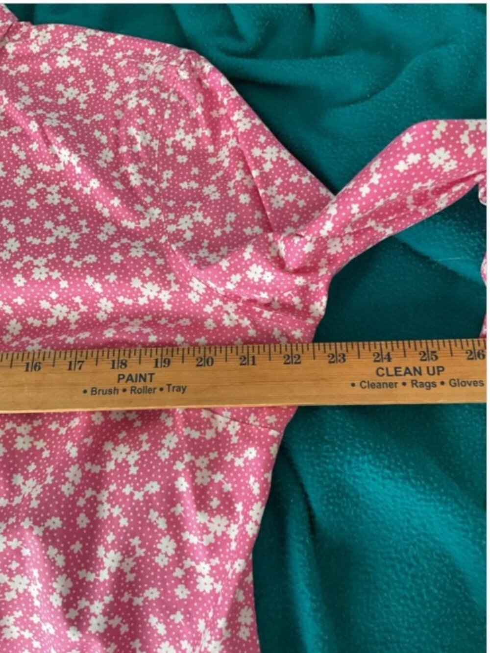 Lands’ End Floral Cotton Blouse Bundle — Size 14 - Pink & Purple, Like New - Picture 12 of 14
